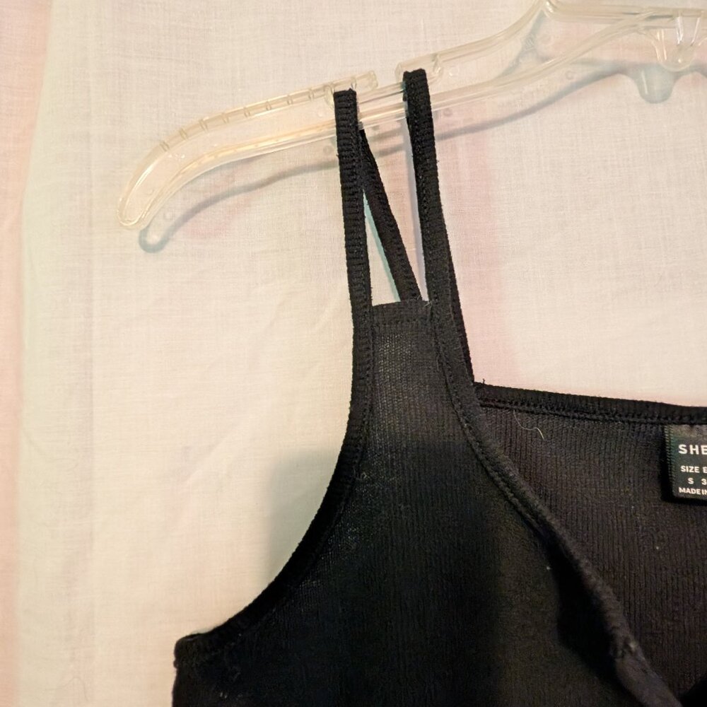 Shein Black Tank Top, Size Small - Picture 2 of 9